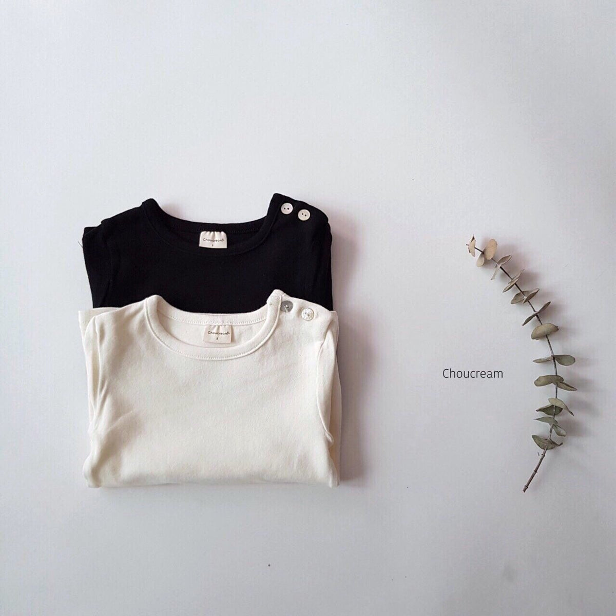 Bebe Basic T-Shirt (Autumn)-CHOUCREAM-5