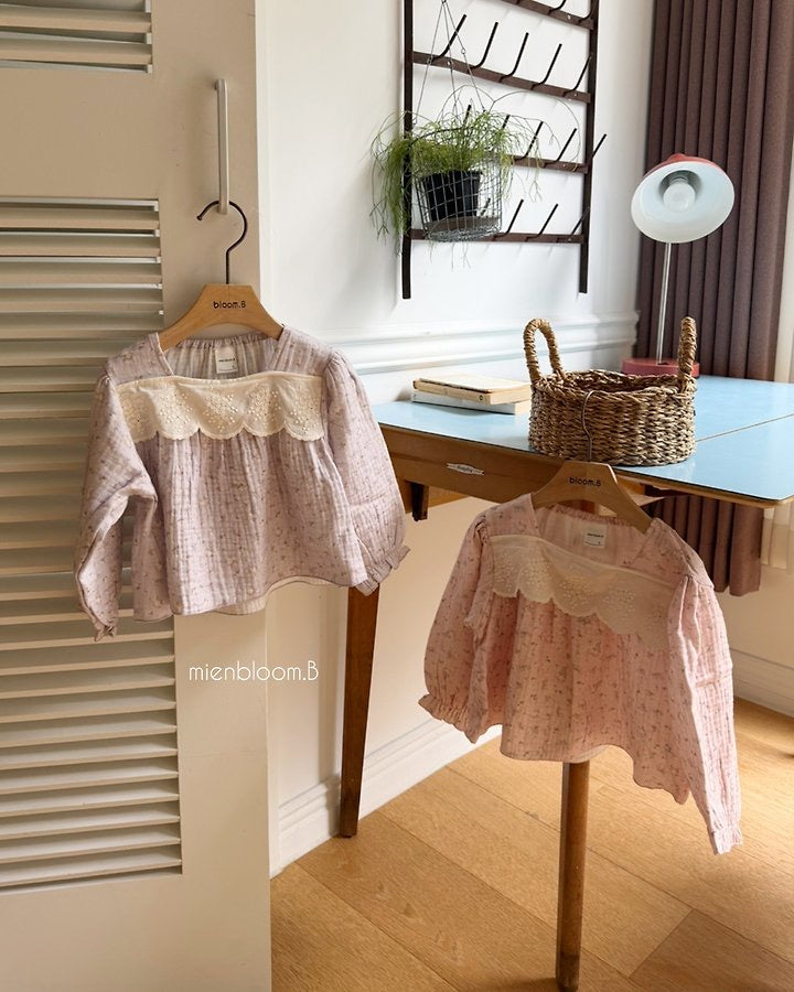 Lala Flower Blouse-mienbloom.B-33