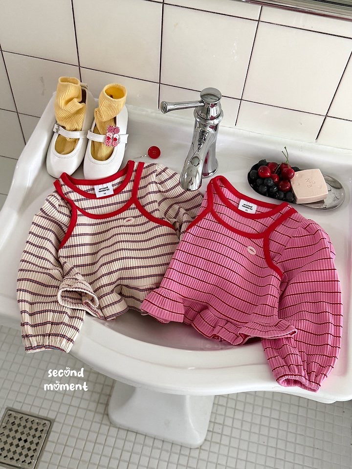 Berry Stripe Tee-second moment-26
