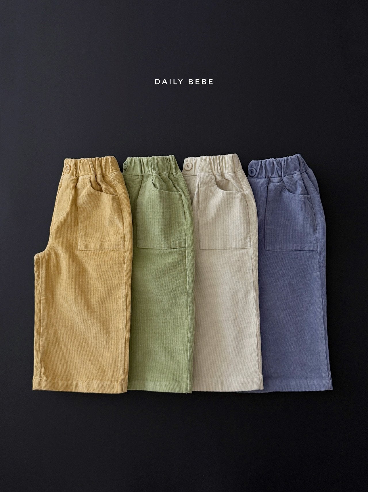 Corduroy Wide Pants-dailybebe-12