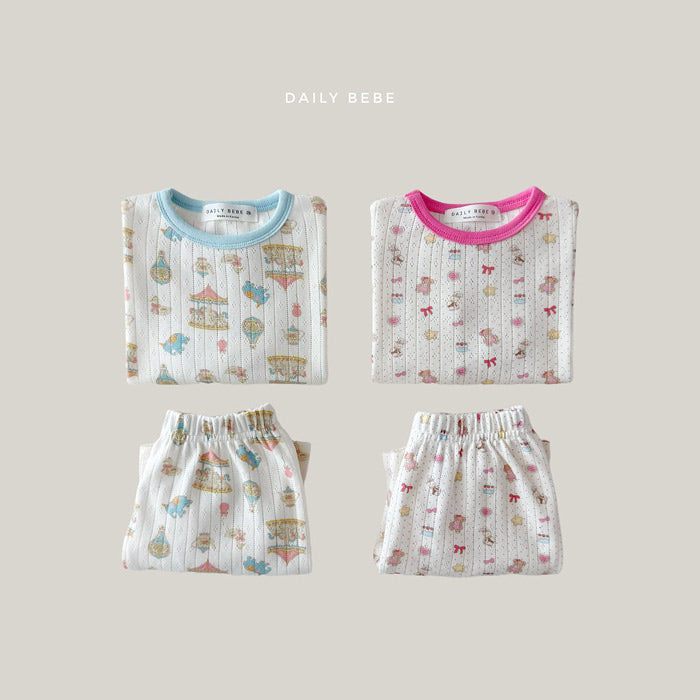 summer eyelet pajama set-dailybebe-5
