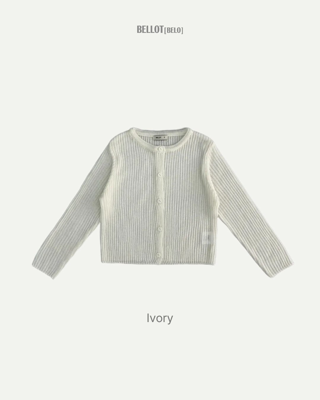 Linen Rib Cardigan-BELLOT-2