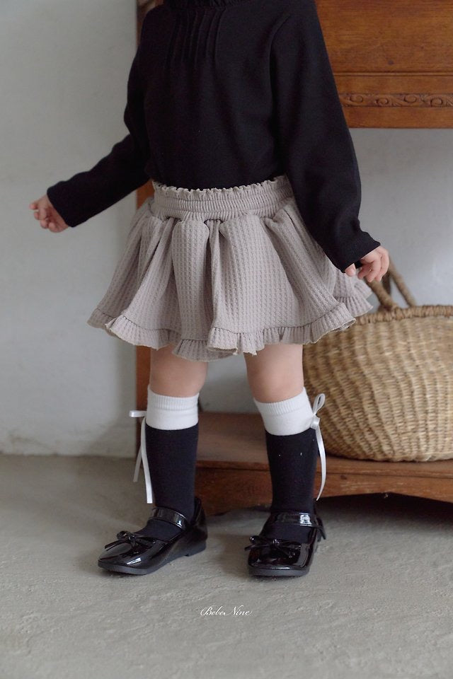 Monaka Balloon Skirt-bebenine-51