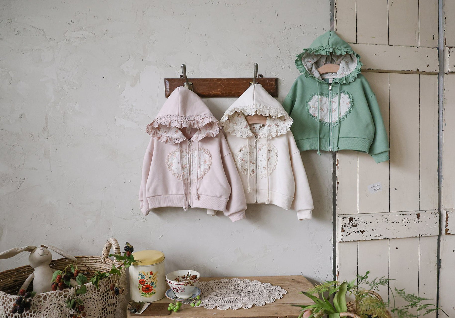Heart Ring Hood Jumper-FLO-7