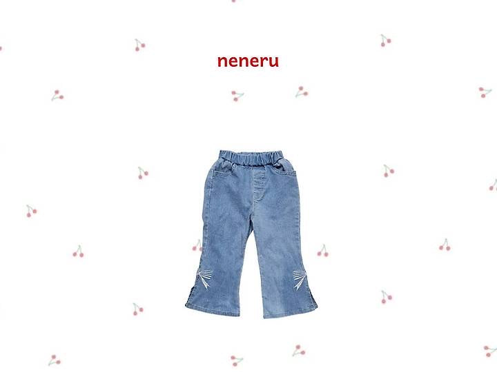 The Ribbon Denim Pants-neneru-30