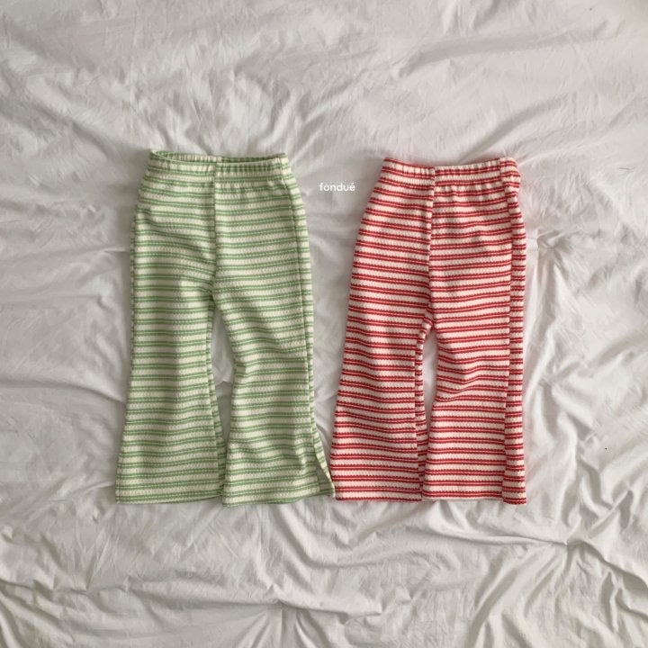 zigzag bootcut pants - fondue-6