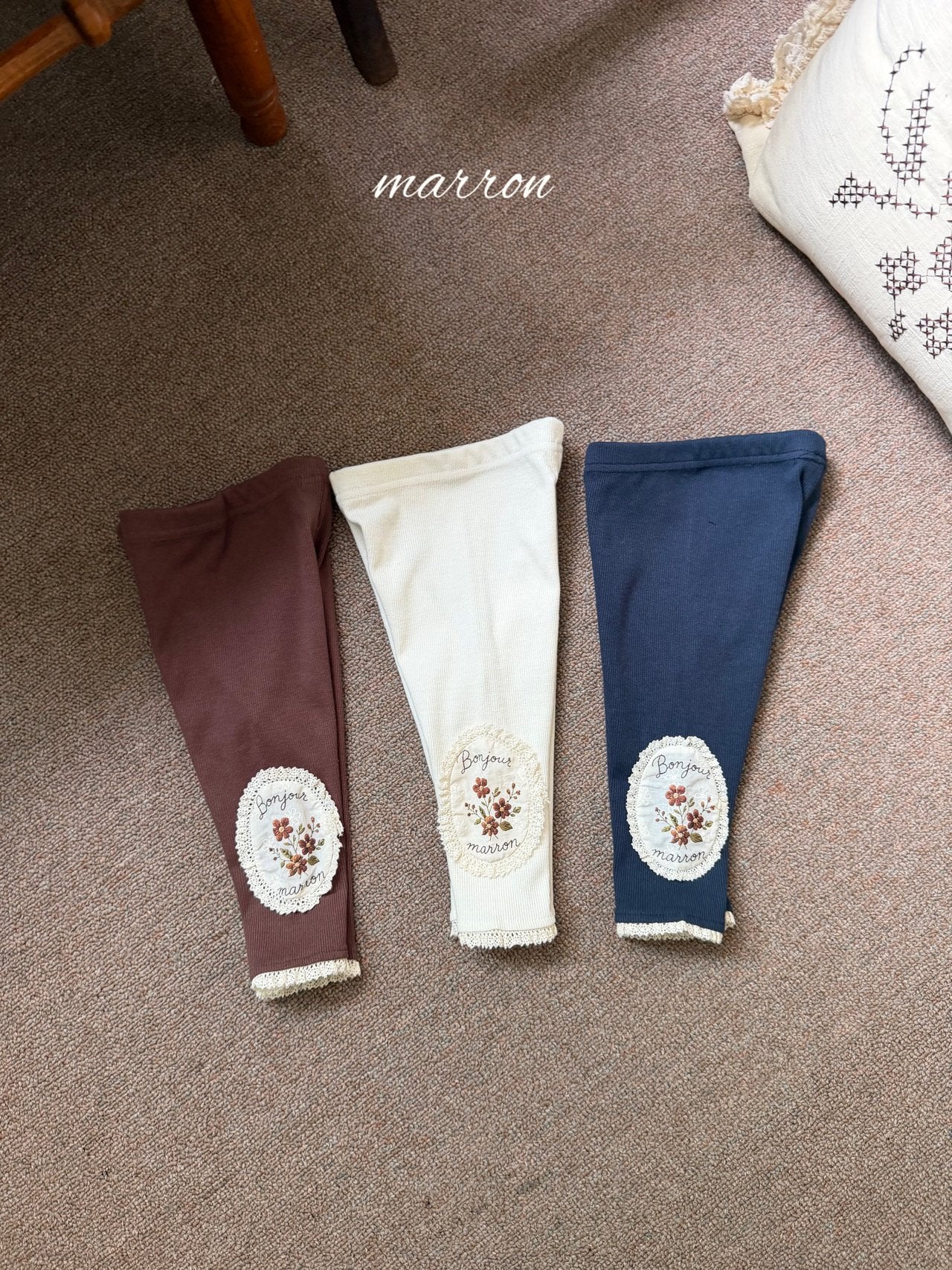 Bonjour Leggings-marron-31