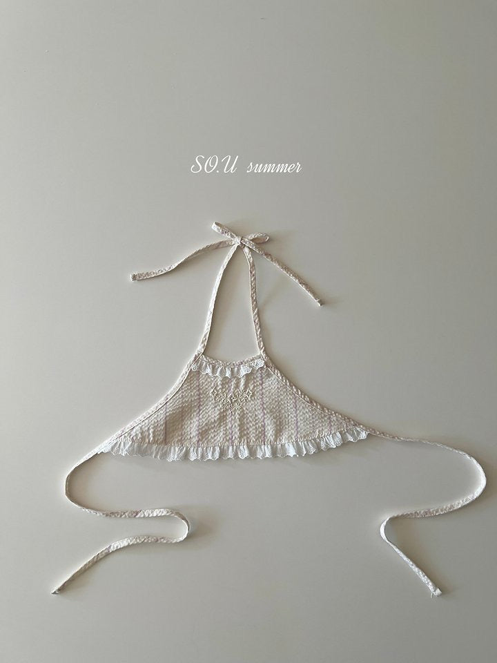 halter neck embroidery set-SO.U-19