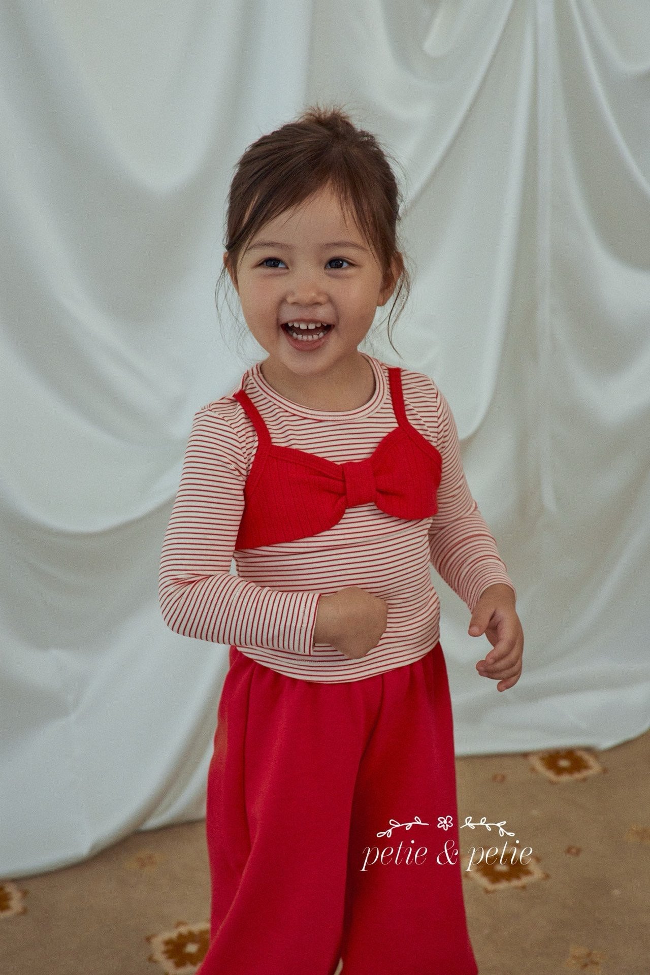 Ribbon Bustier T-Shirt-petit petit-10