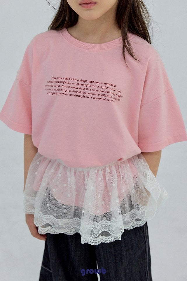 Lace Layered Skirt-growb-43