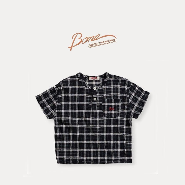 mulch check shirt / boneoune -47