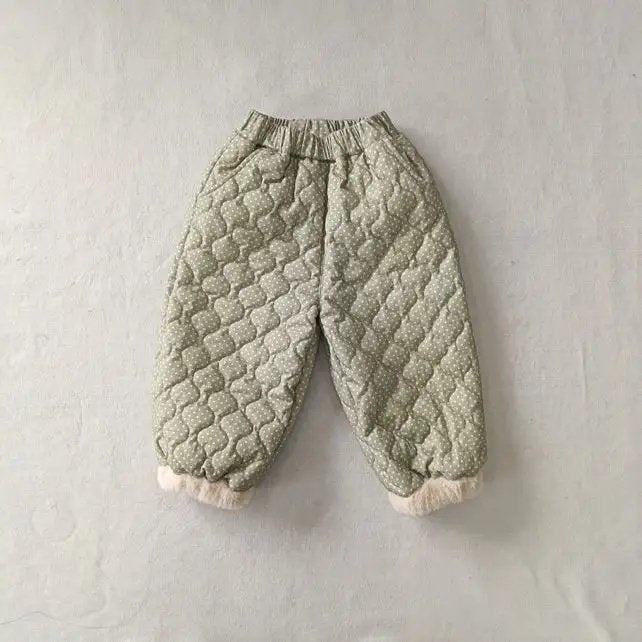 Cozy Quilted Jogger Pants-aiai-36