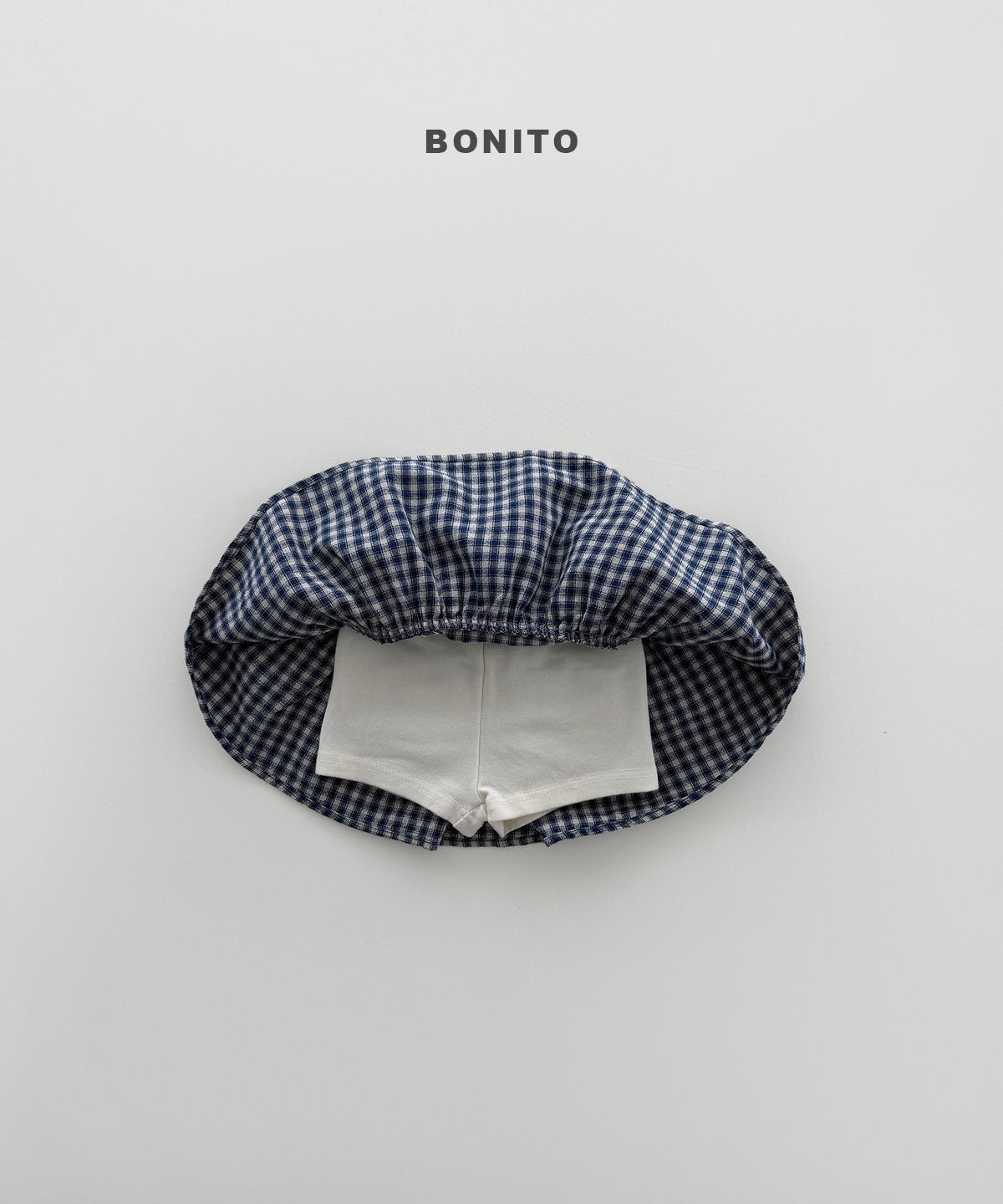 Check Tiered Skirt - BONITO - 001