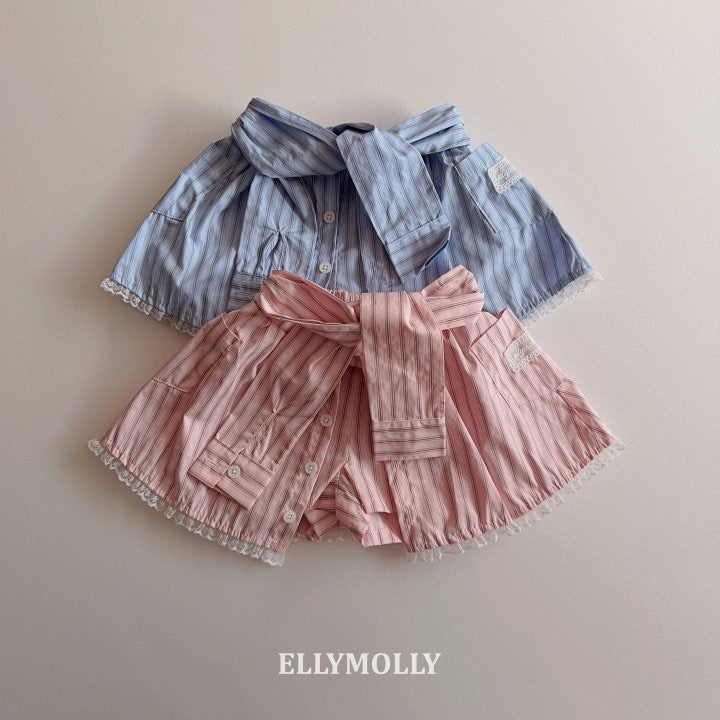pocari layered pants - ELLYMOLLY - 41