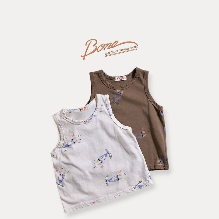 Rocket go sleeveless T-Shirt / boneoune -38