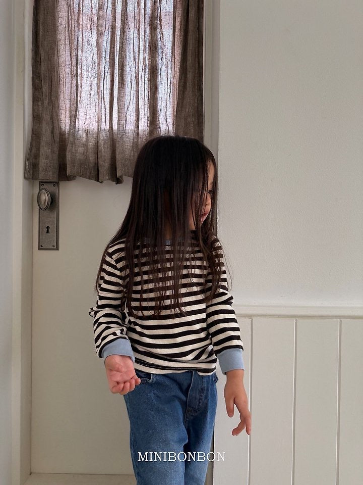 Contrast Stripe Ribbed Tee-minibonbon-27