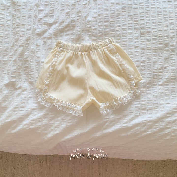 Powder Lace Pants - petit & petit - 38