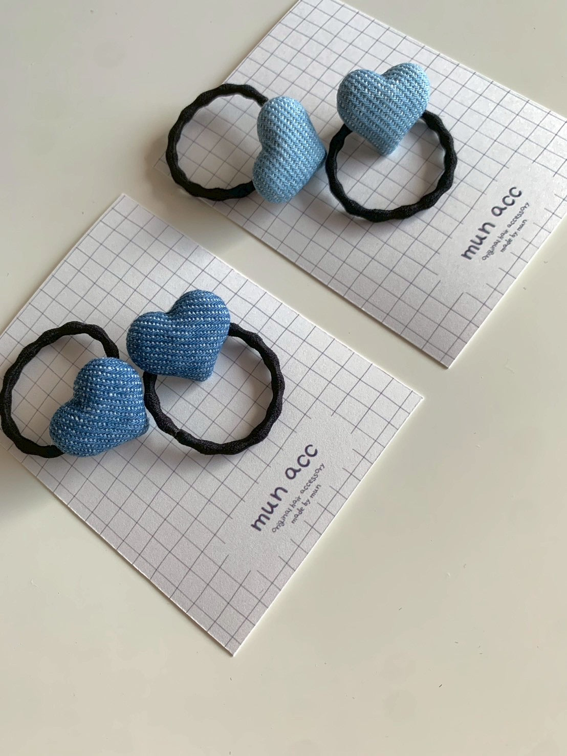 mun acc / denim heart gom
