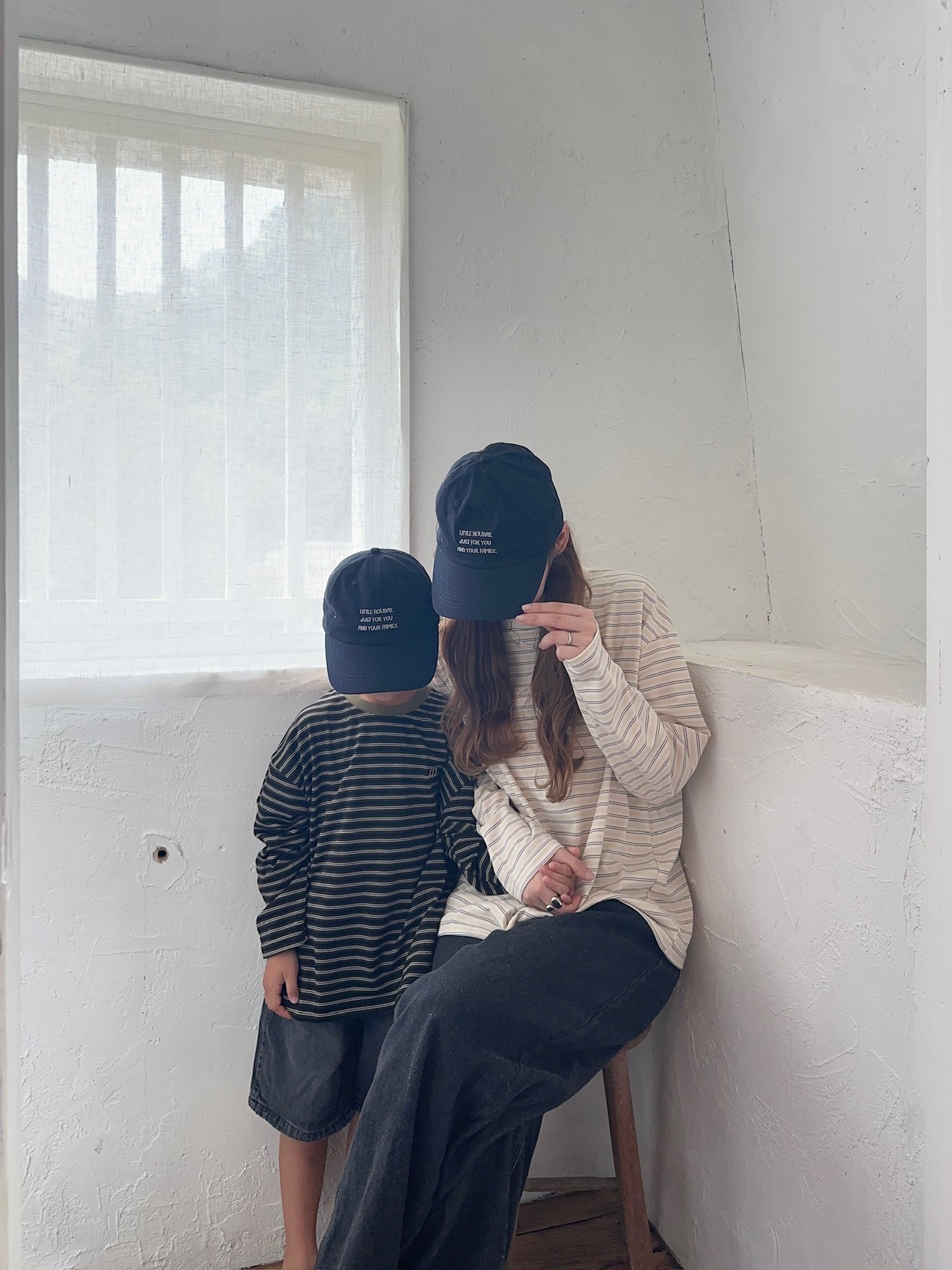 （26 aw Original）border loose T / mun kodomofuku