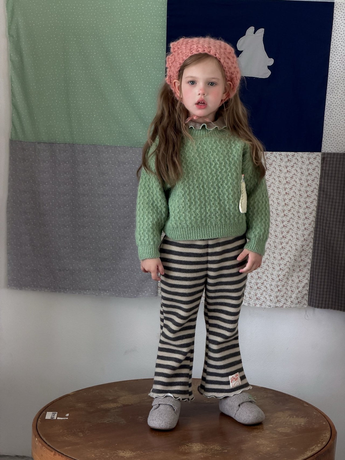 Bonbon Stripe Pants-aiai-15