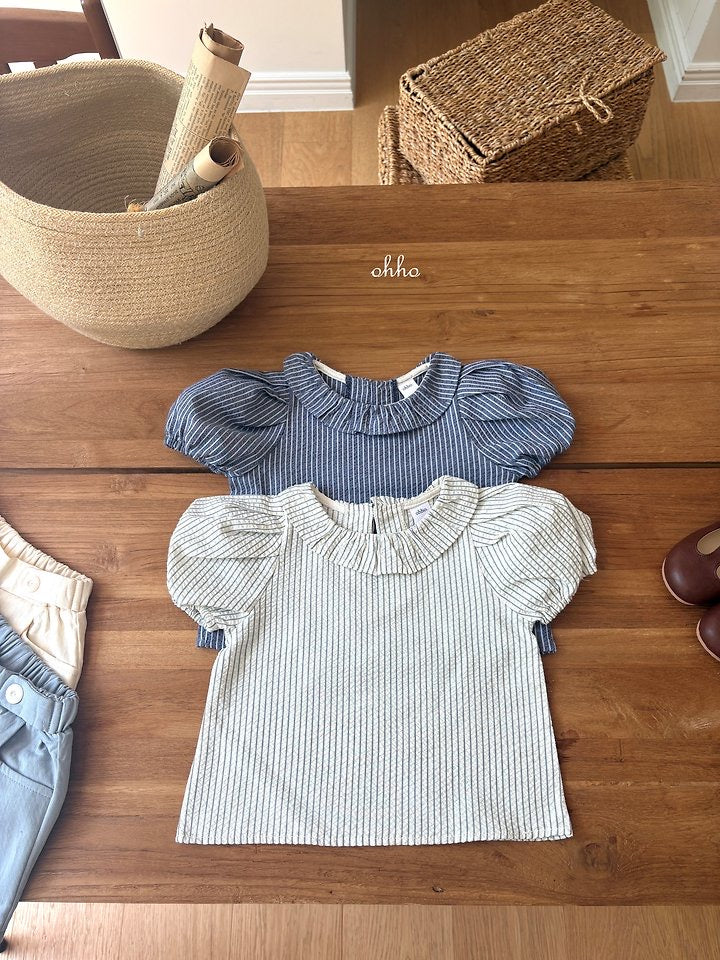 Stripe Blouse-ohho-28