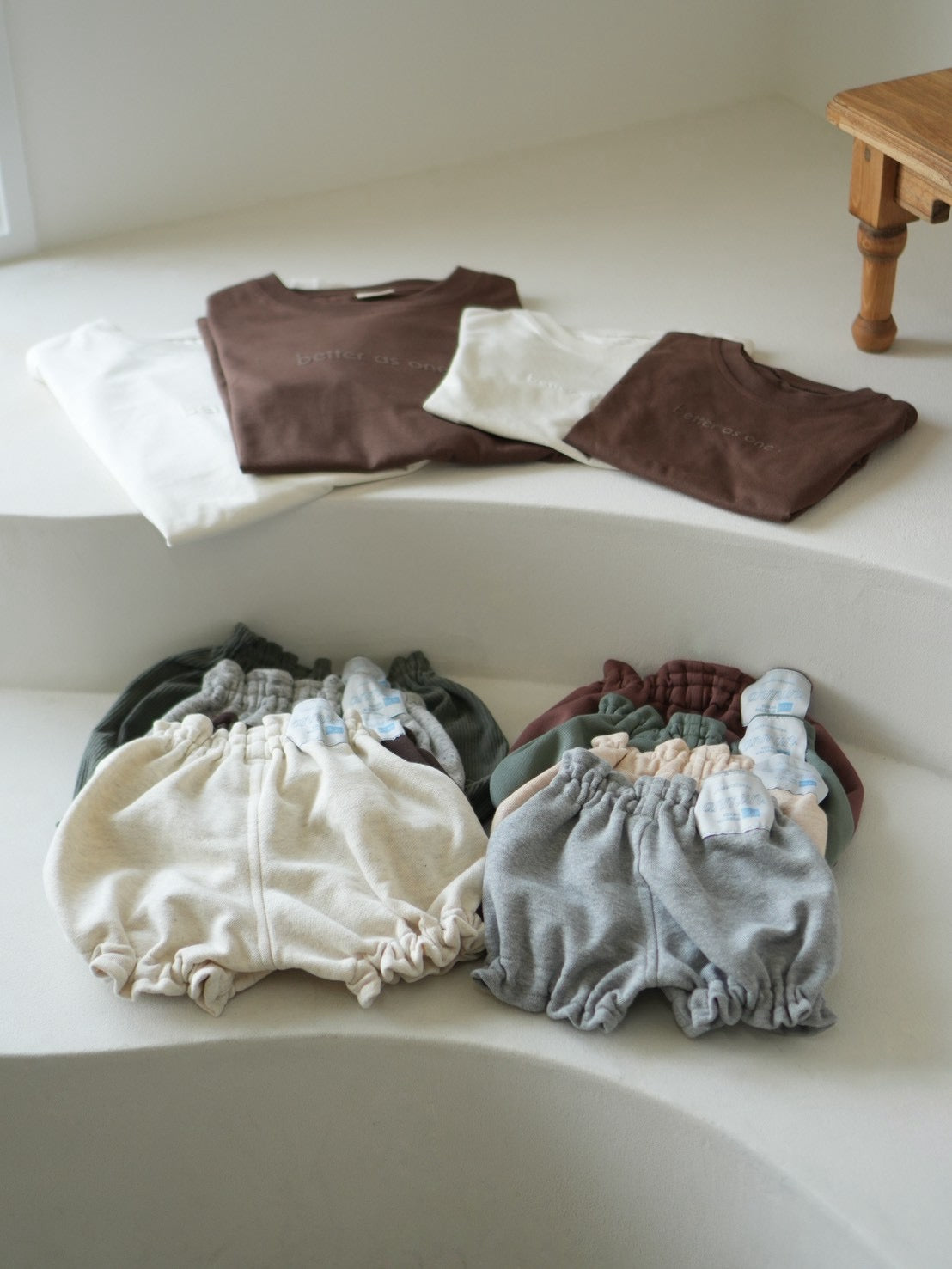 【26aw】sweat baby pants /mun kodomofuku
