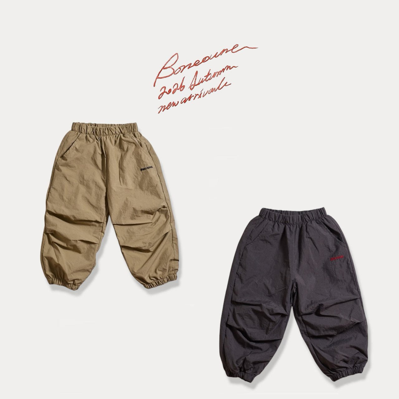 Two-Tuck Nylon Jogger-boneoune-33