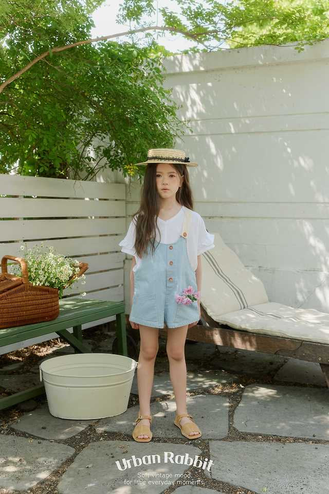 Denim Short Overalls-urban rabbit-2-1