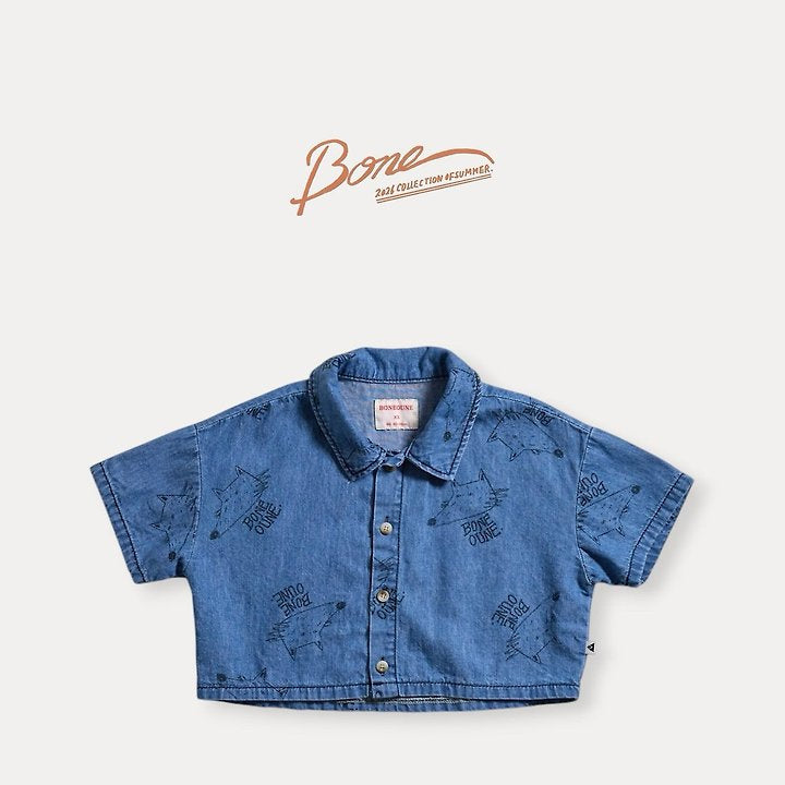 Wolf Denim shirt / boneoune -8