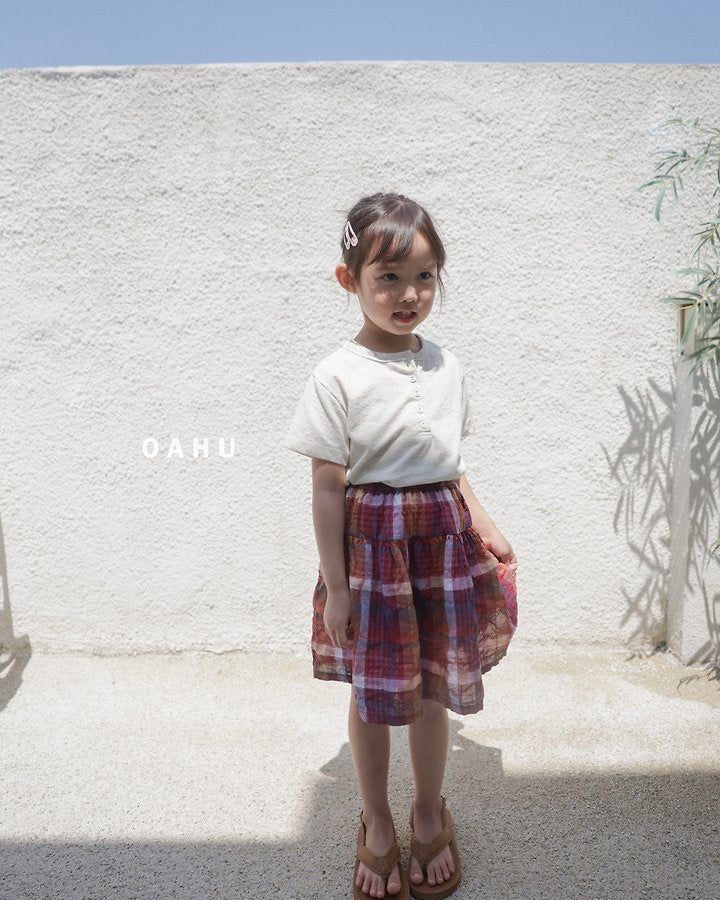 Beams Check Skirt-OAHU-2-3