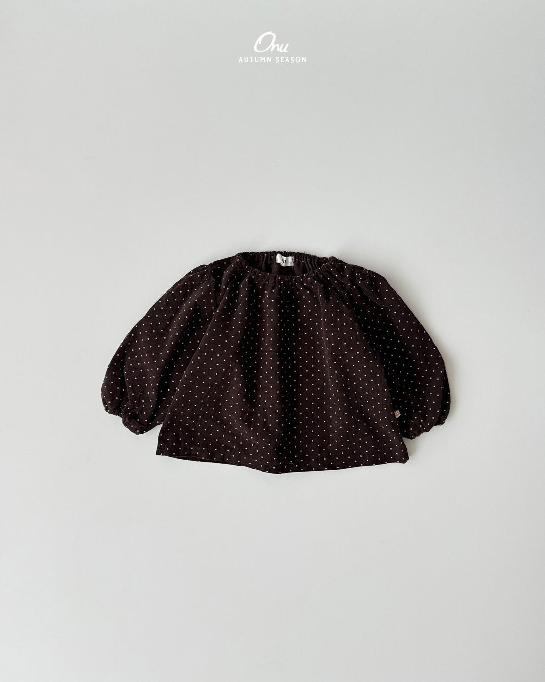 Dot Shirring Blouse-ONU-26