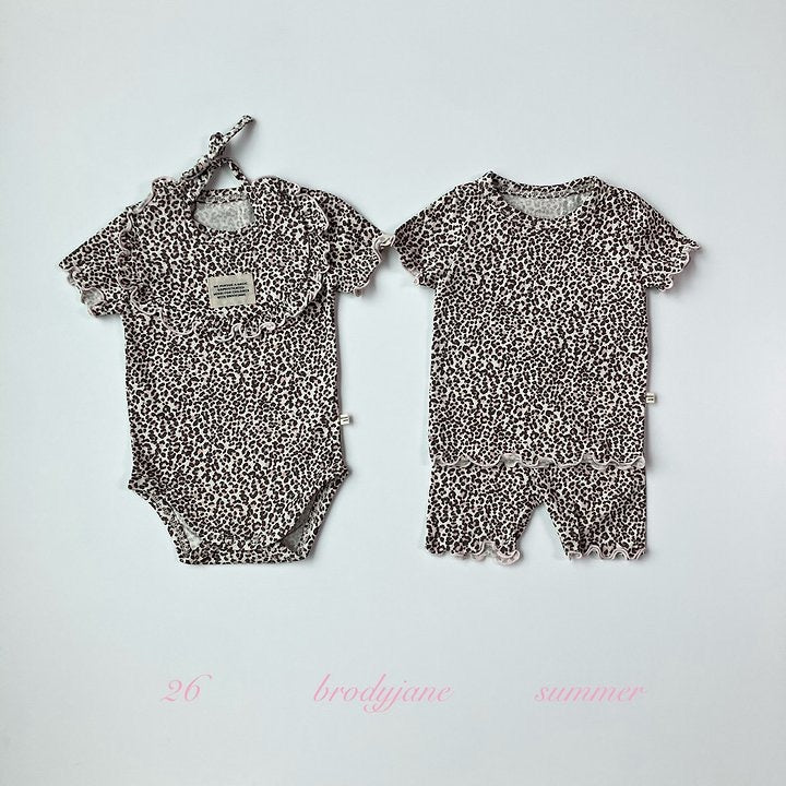 Pink Leo Short Sleeve Setup and Bodysuit-brodyjane-5