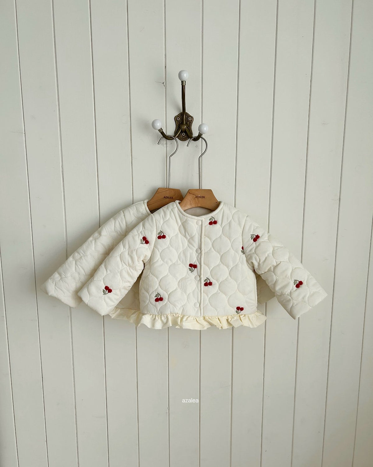 Cherry Bonbon Padded Jacket-Azalea-1