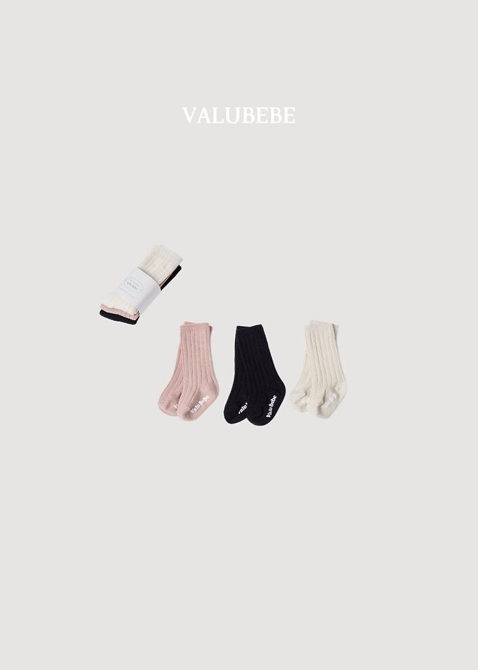 Daily Rib Socks Set 2 - valubebe - 039