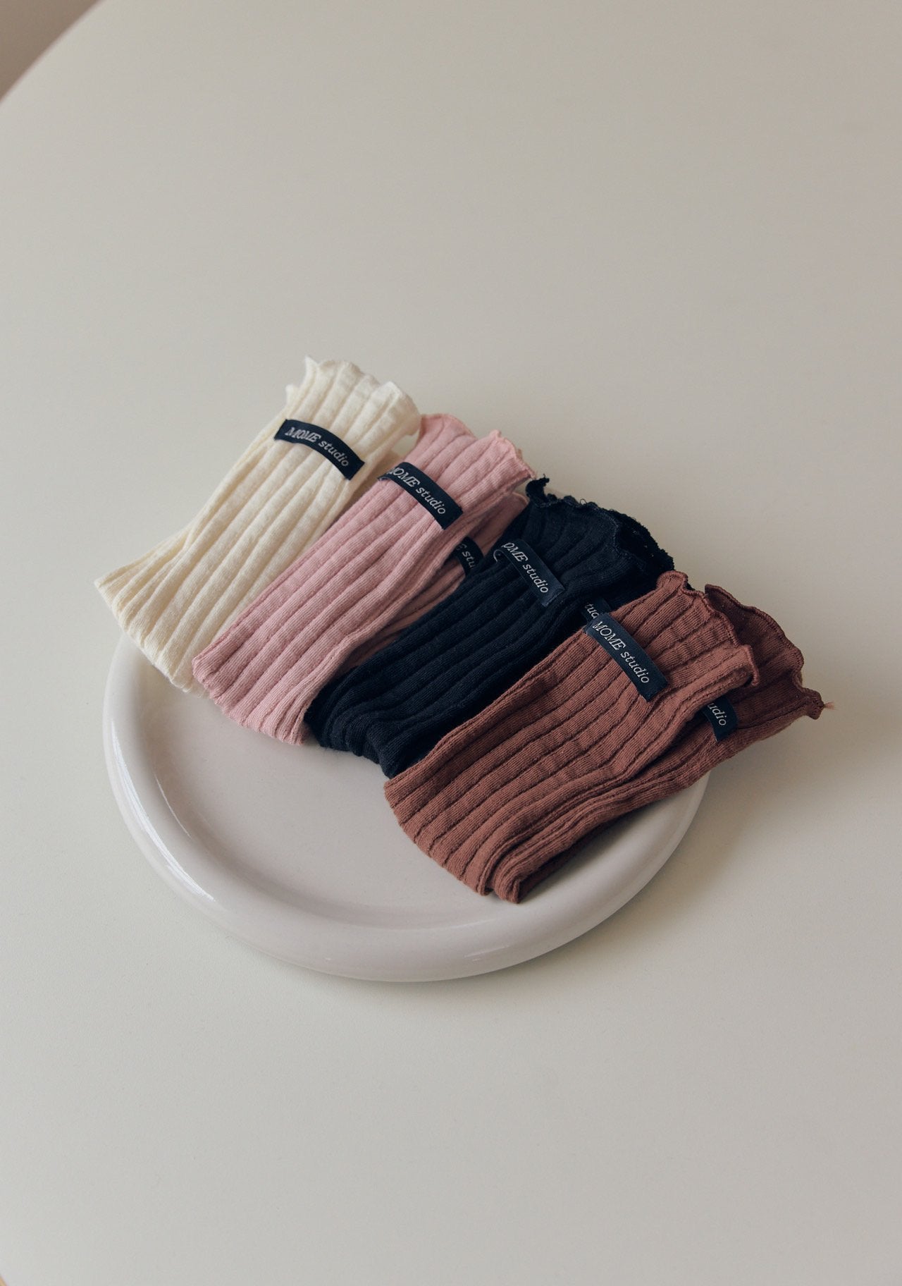 Autumn Ribbed Socks-MOME-1