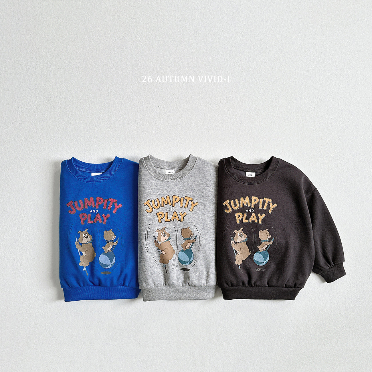 Jumping Doggy Sweatshirt-vivid-i-63