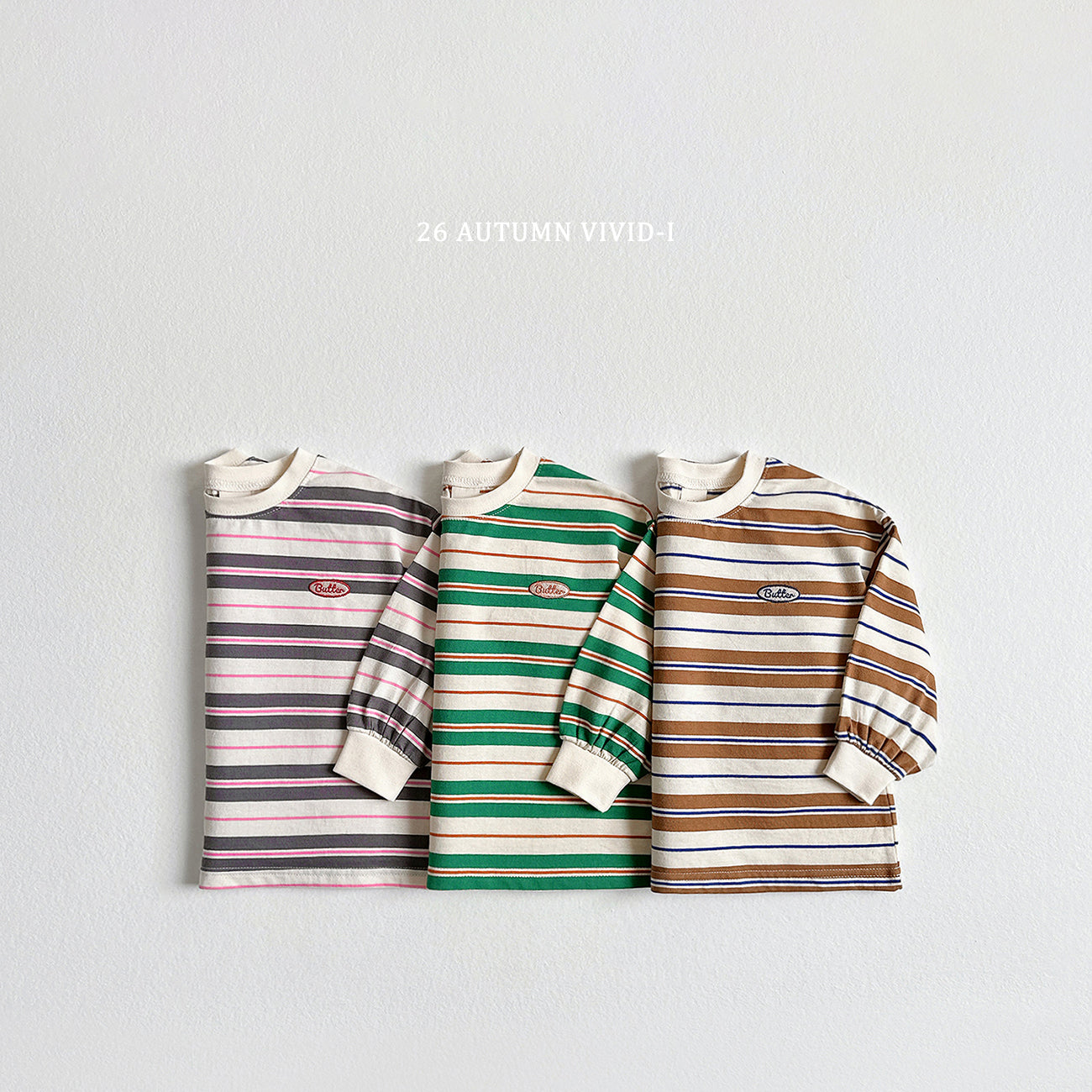 Butter Stripe Tee-vivid-i-44