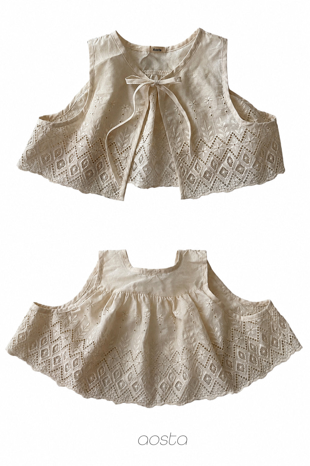 Lace Jenny Open Vest-Aosta-22