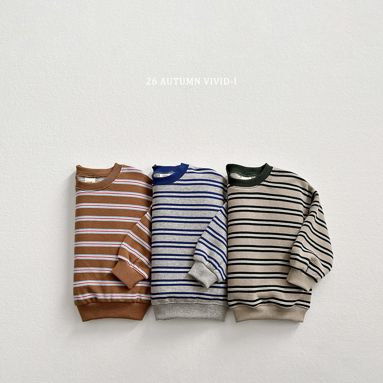 Multi-Color Striped Sweatshirt-vivid-i-50