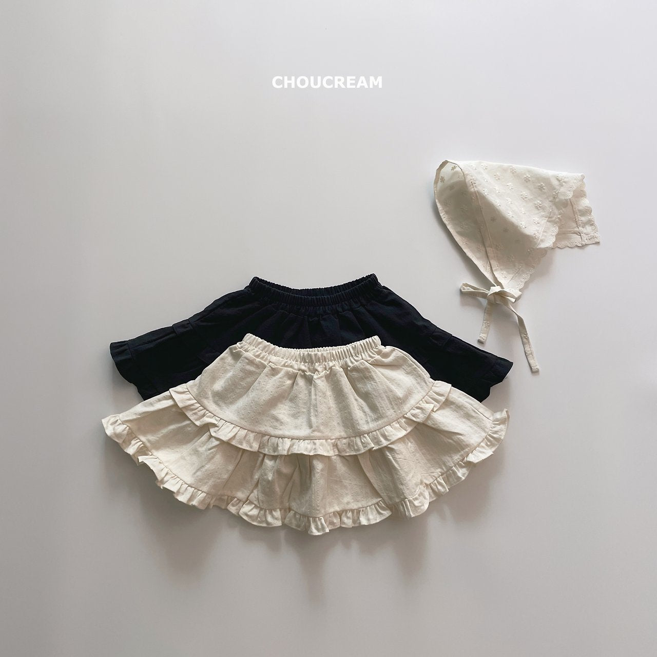Can-Can Frill Skirt-CHOUCREAM-45