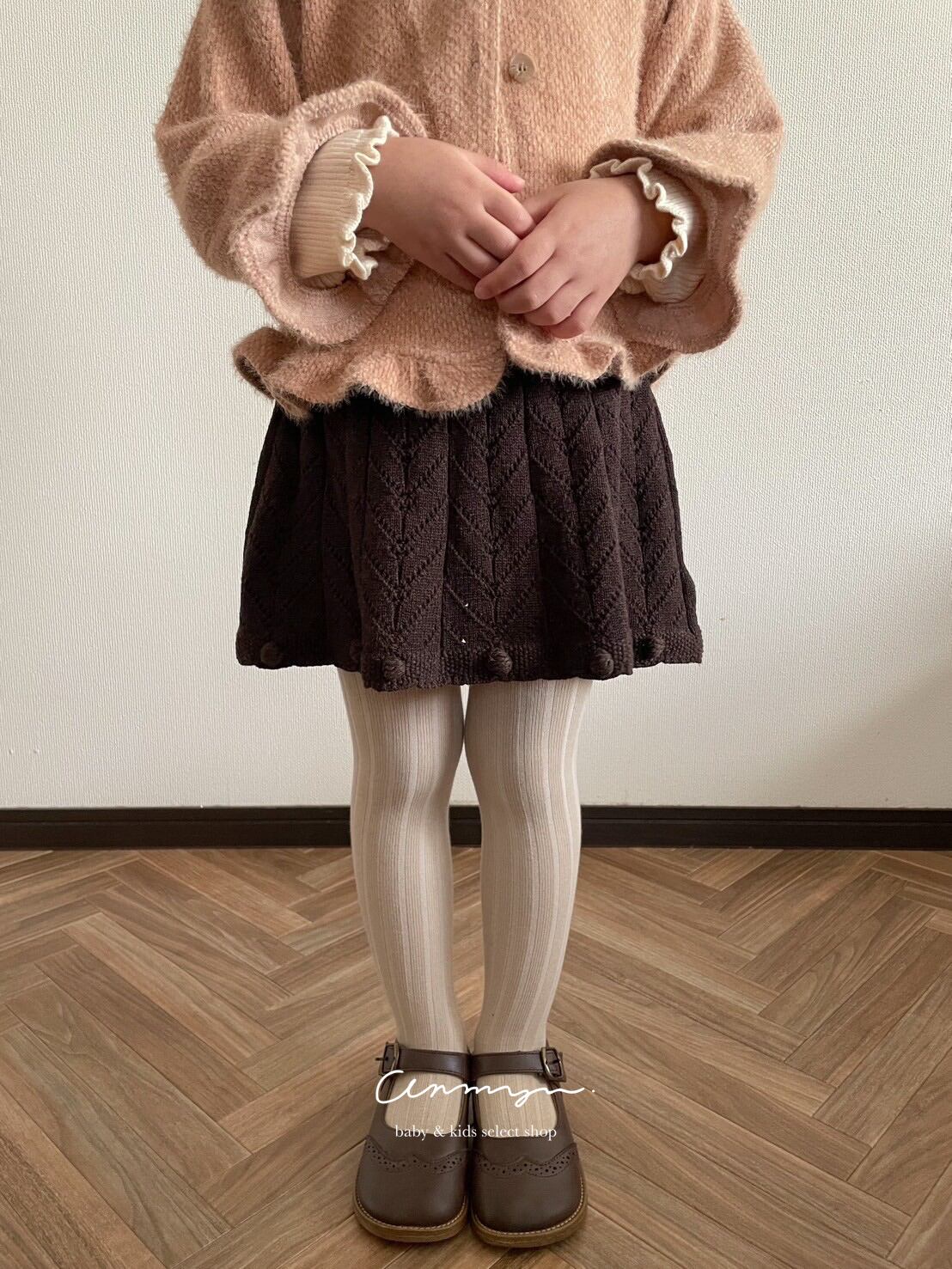｜即納｜ pocopoco knit skirt(inner pants)