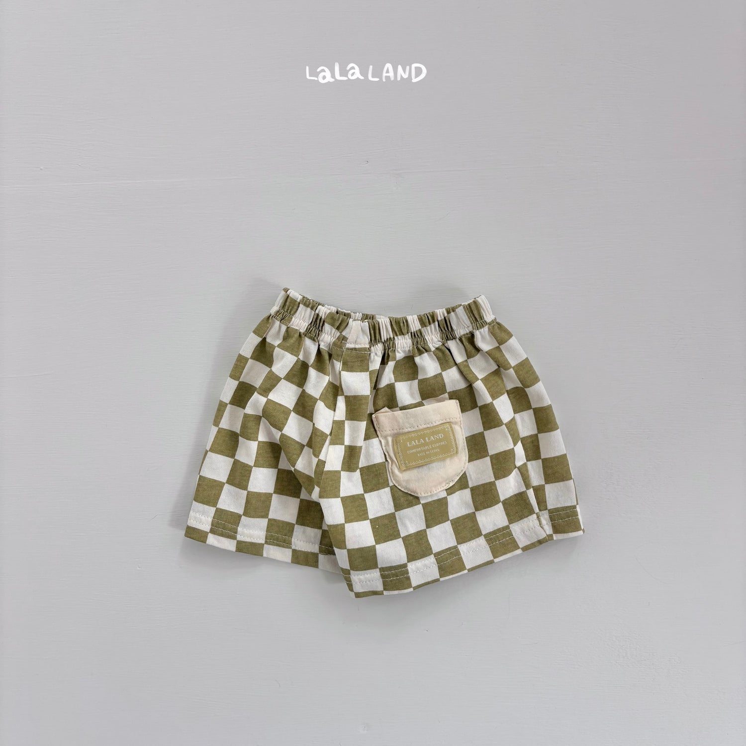 bebe checkerboard shorts-lalaland-72