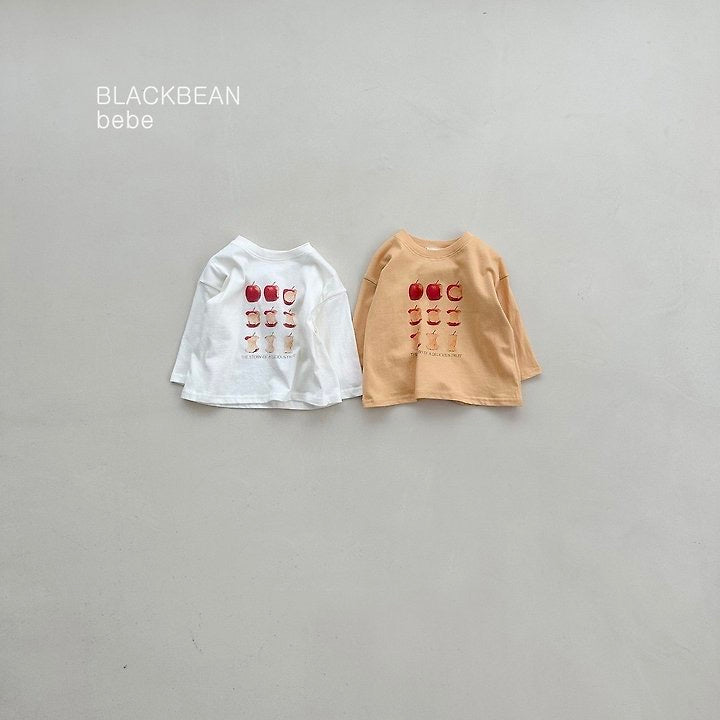 Apple Baby Tee-blackbean-48