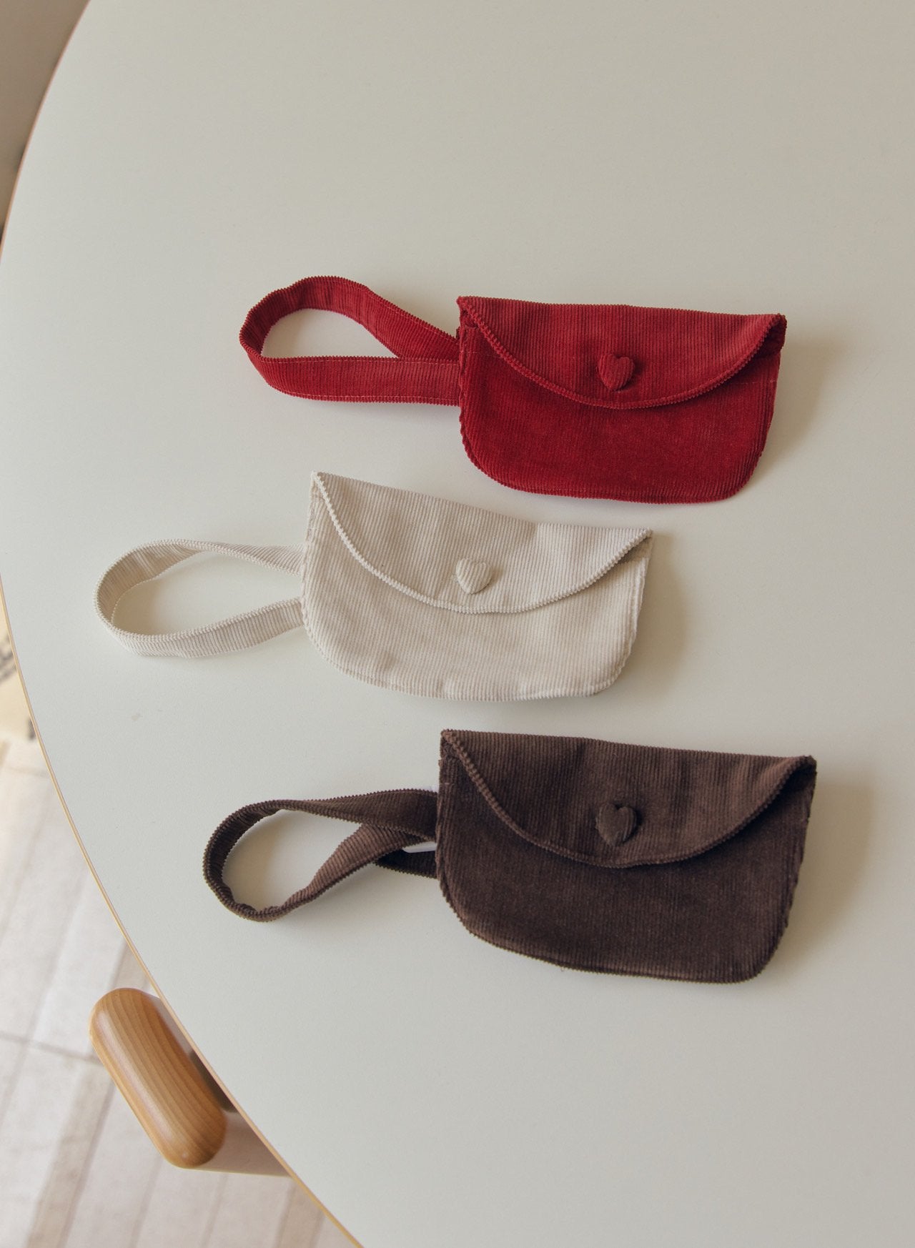 Corduroy Belt Bag-MOME-2