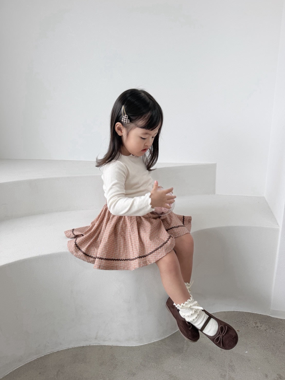 ｜即納｜●Soft Frill T-shirt /ninibello-a033