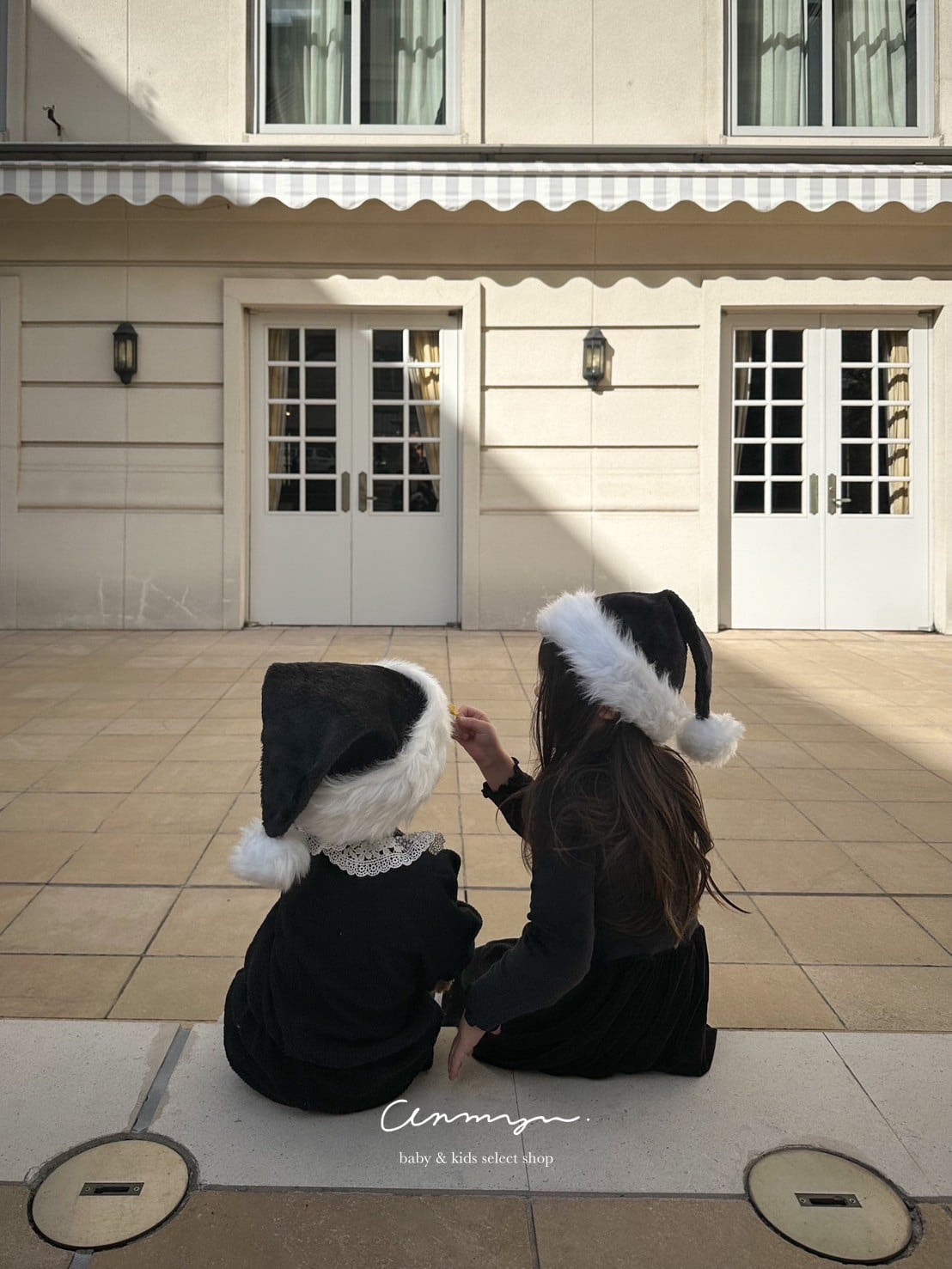 ｜即納｜black santa hat