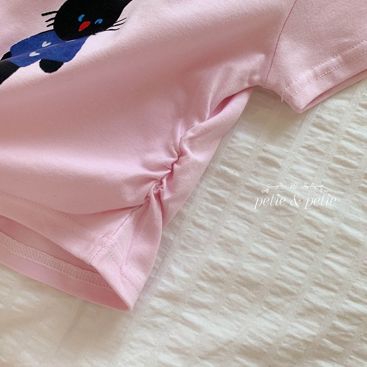Cats Shirring T - petit & petit - 14