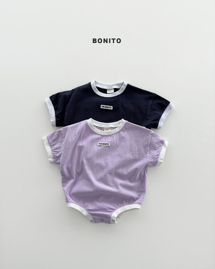 Loose Contrast Romper-BONITO-59