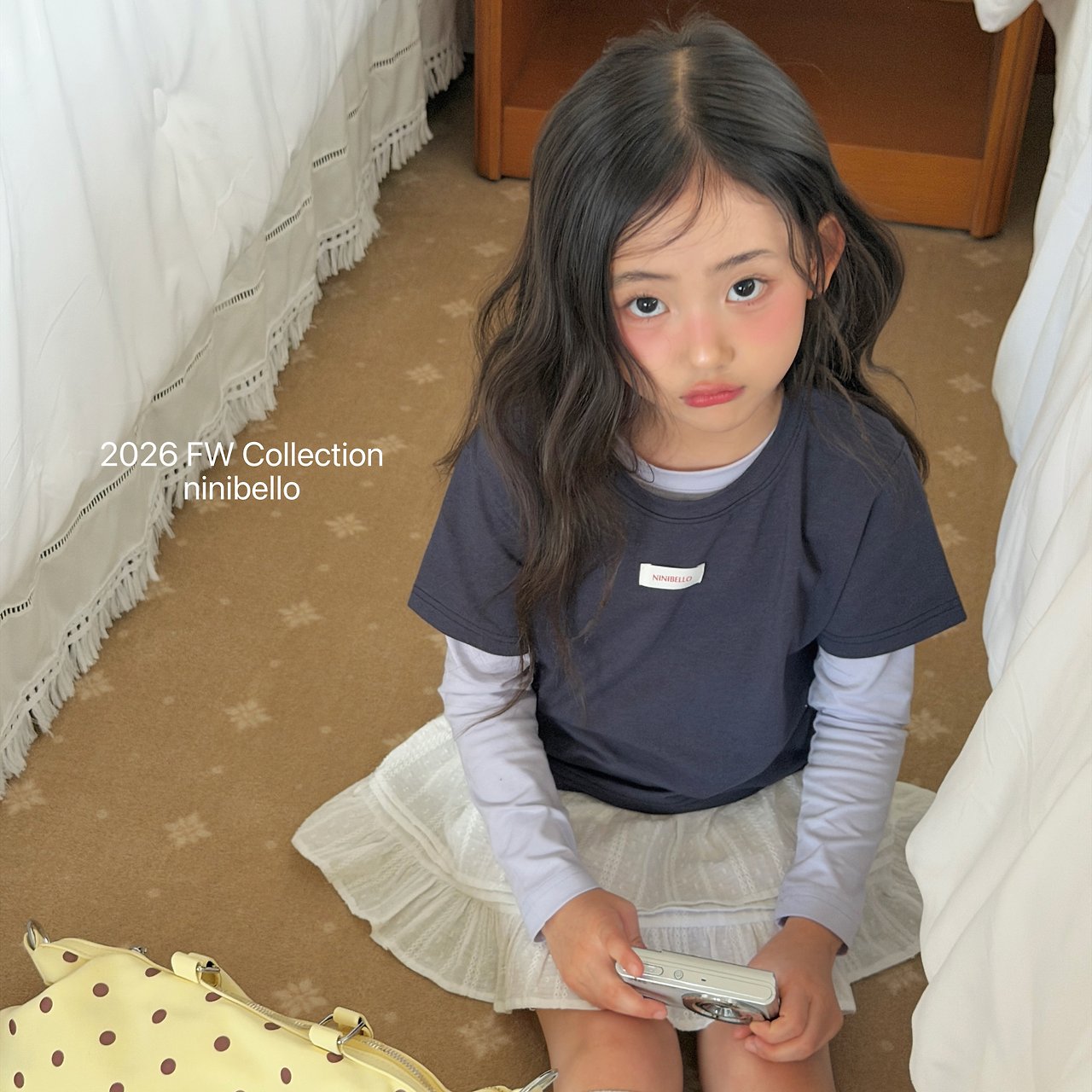 Layered T-shirt Set-ninibello-8
