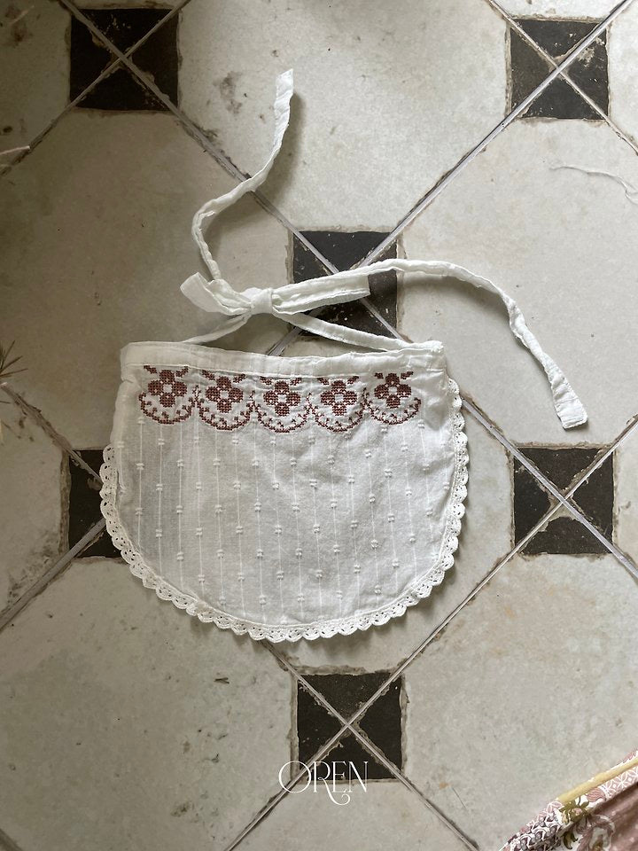 Enzo Embroidery Apron- OREN /2- 37